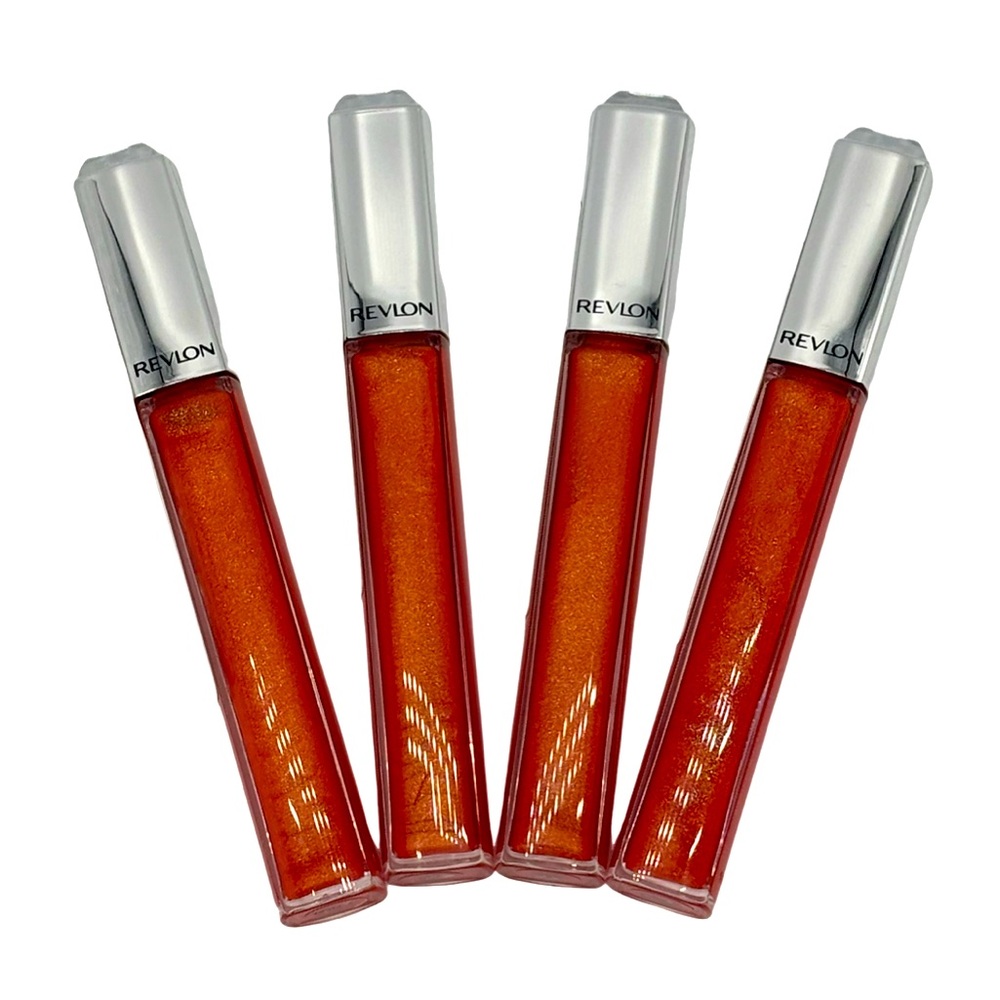 New Revlon Ultra HD Lip Laquer in Citrine - Shade 550 - Bundle of 4